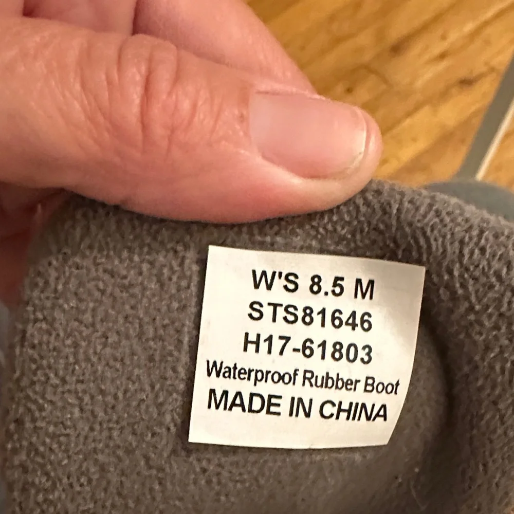 Sperry Saltwater Taupe & Coral Duck Boots 8.5 - Picture 8 of 8